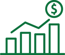 Savings for retirement icon